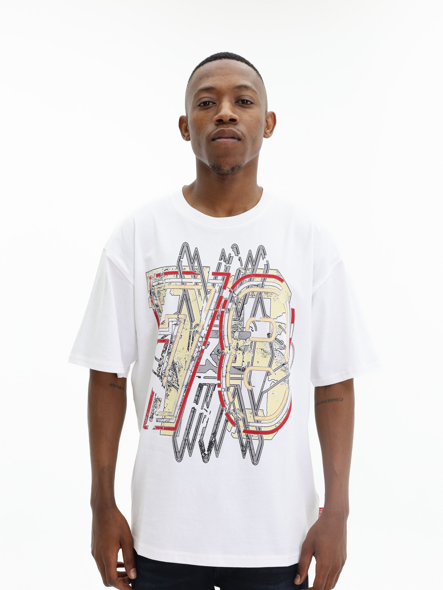 Diesel T-Shirt Relaxed White
